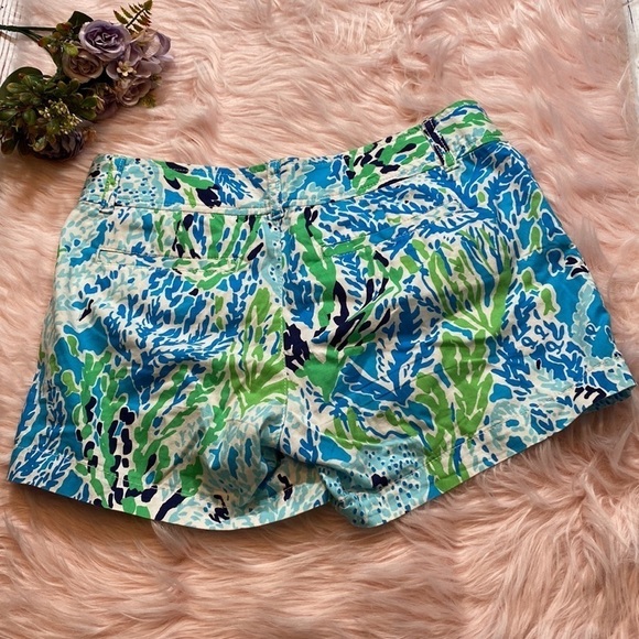 Lilly Pulitzer The Callahan Shorts in Let’s Cha Cha Blue sz 2 - Picture 8 of 11